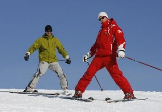 Primera clase de esquí con el ESF
